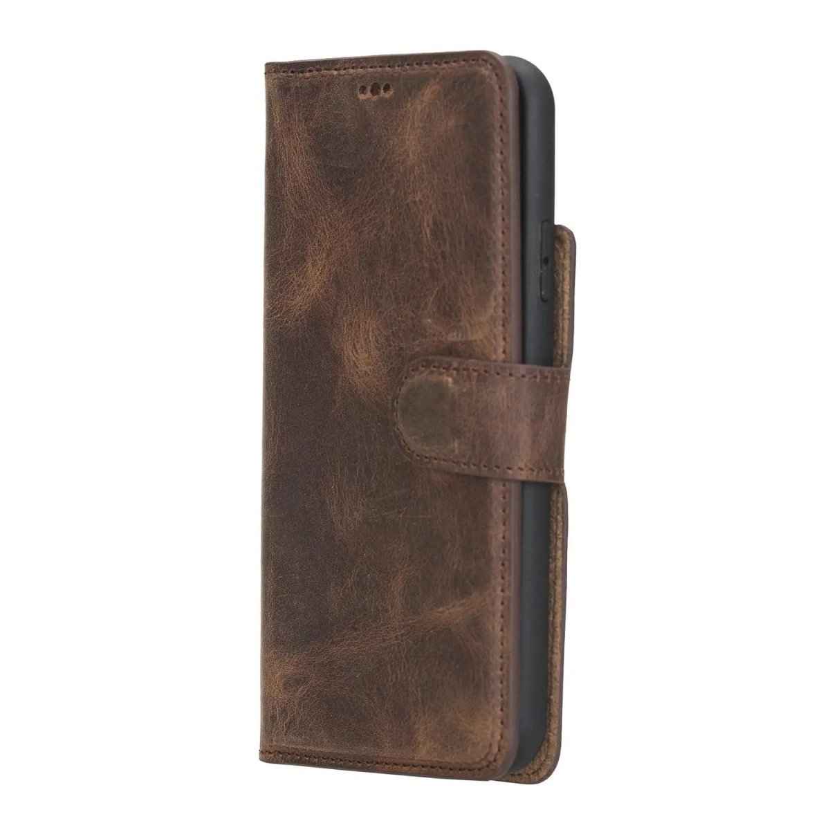 Bayelon iPhone 11 Pro Max 6.5" Leather Detachable Magnetic Wallet Case