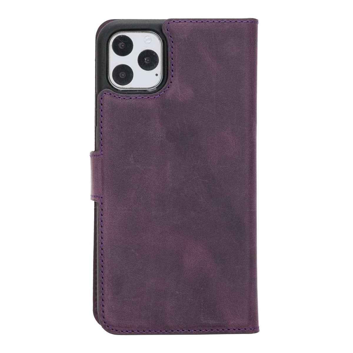 Bayelon iPhone 11 Pro Max 6.5" Leather Detachable Magnetic Wallet Case