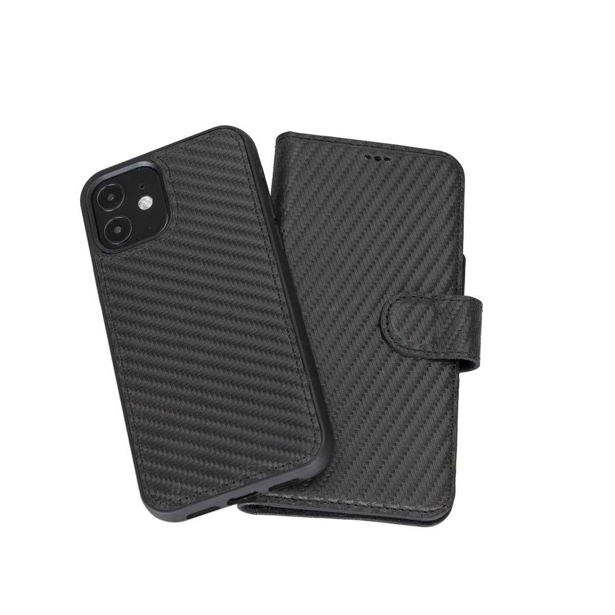 Bayelon iPhone 12 / 12 Pro 6.1" Leather Detachable Magnetic Wallet Case