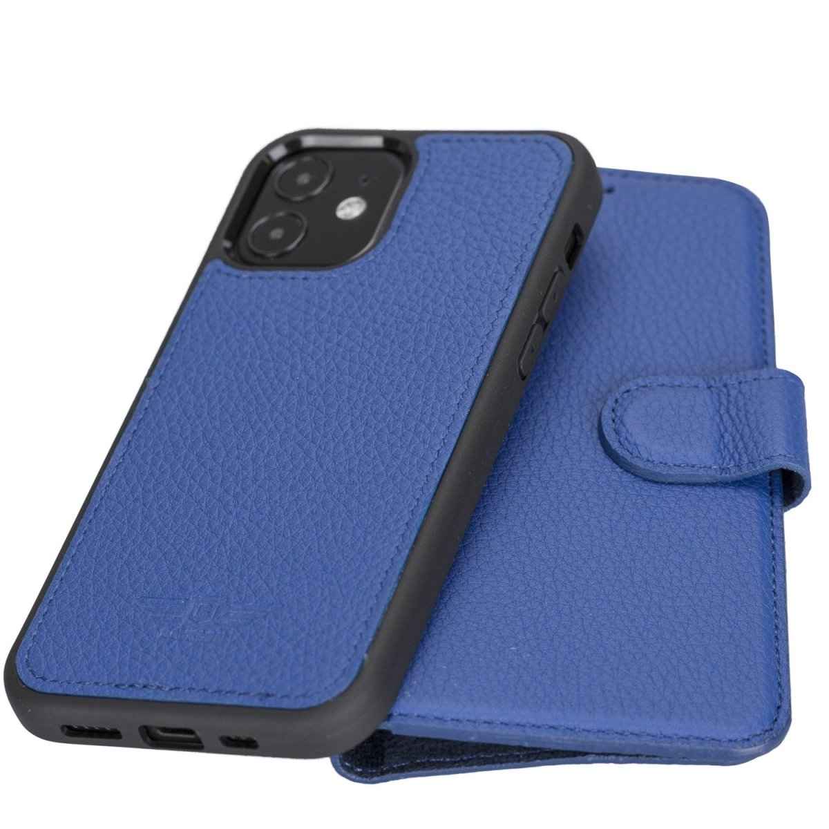 Bayelon iPhone 12 / 12 Pro 6.1" Leather Detachable Magnetic Wallet Case