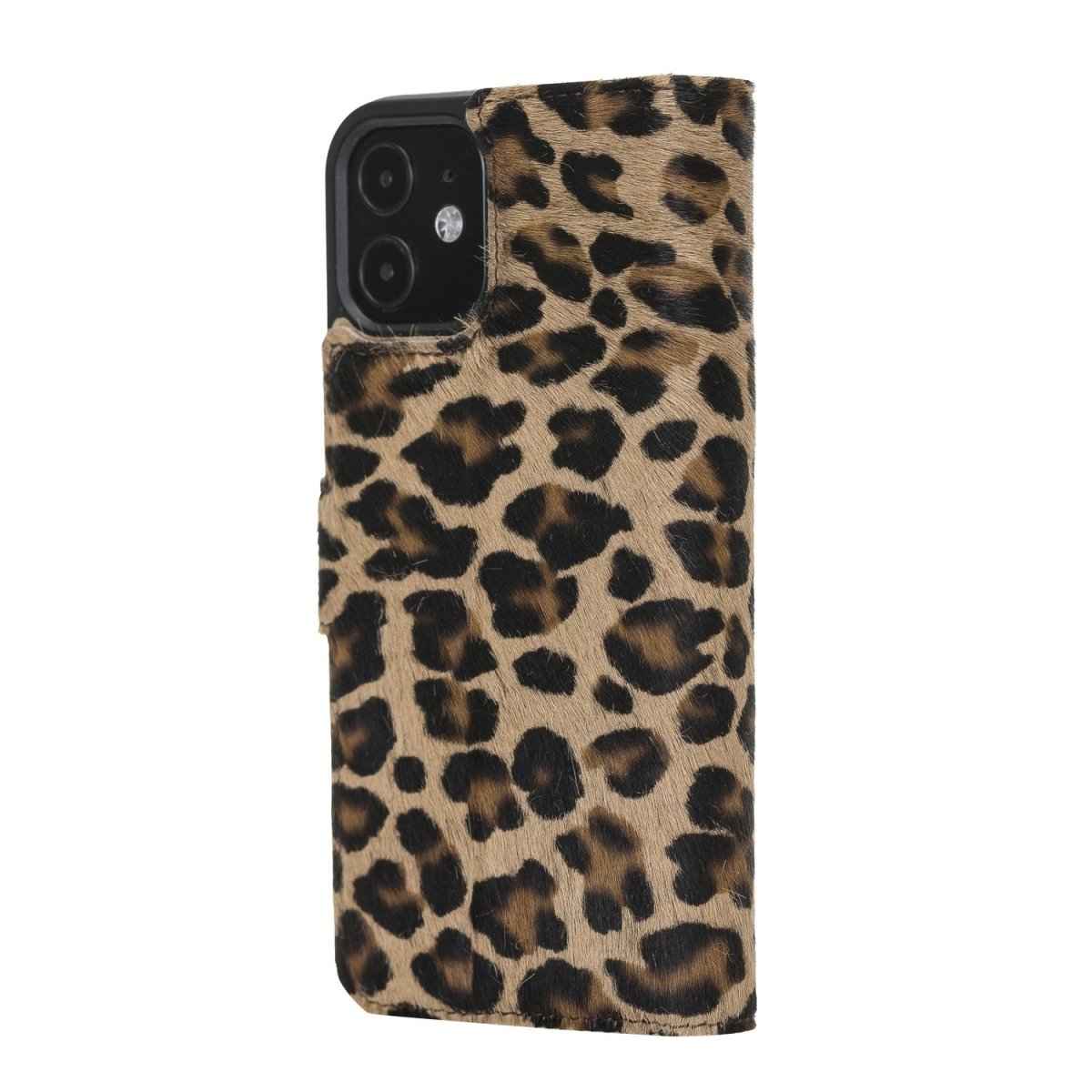 Bayelon iPhone 12 / 12 Pro 6.1" Leather Detachable Magnetic Wallet Case