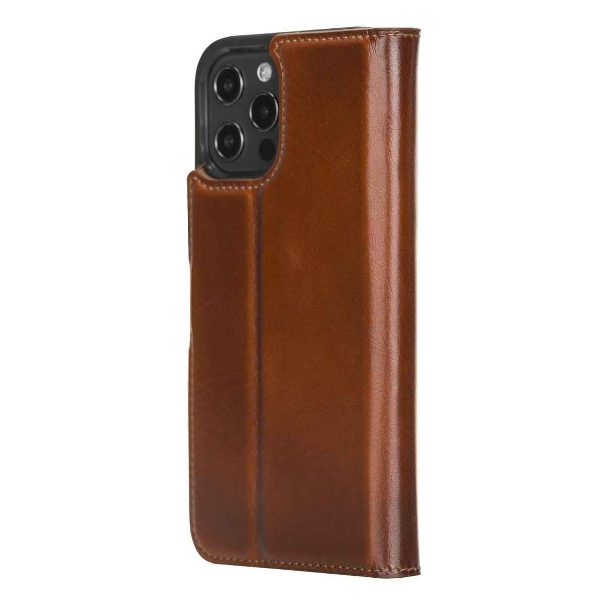 Bayelon iPhone 12 Pro Max 6.7" Leather Detachable Magnetic Wallet Case