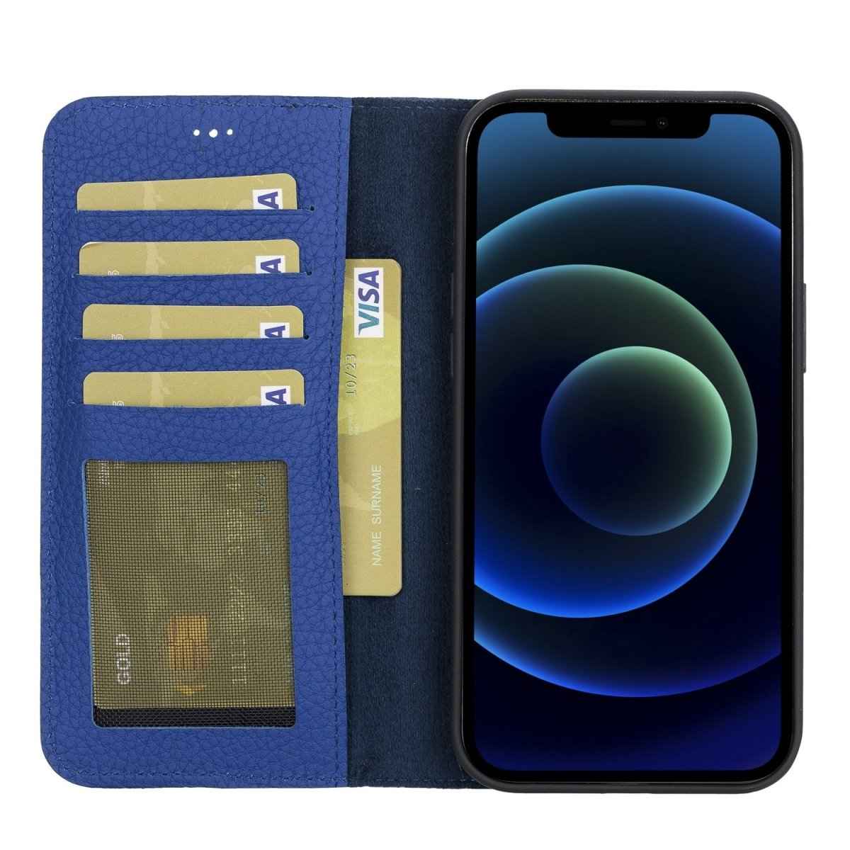 Bayelon iPhone 12 Pro Max 6.7" Leather Detachable Magnetic Wallet Case