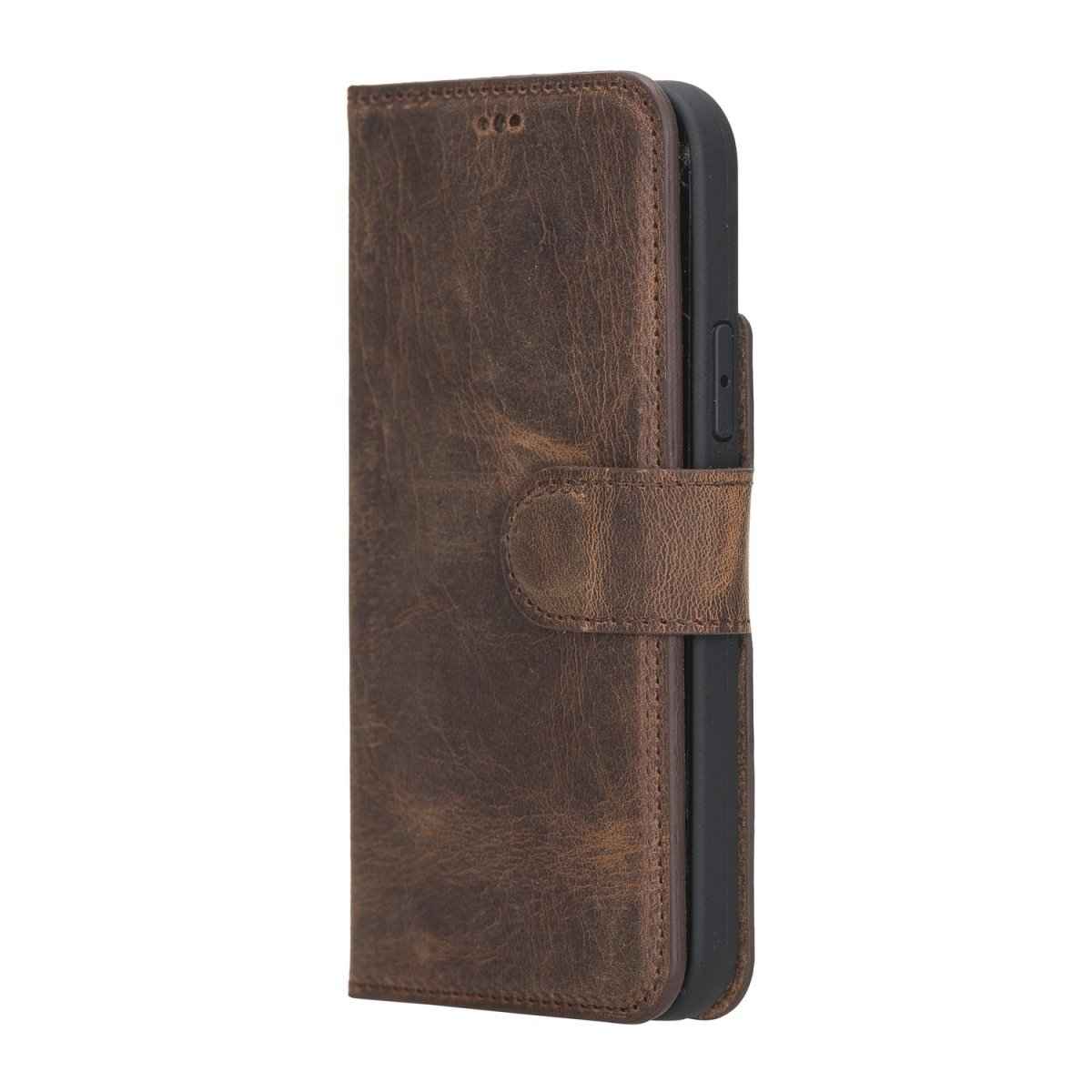 Bayelon iPhone 12 Pro Max 6.7" Leather Detachable Magnetic Wallet Case