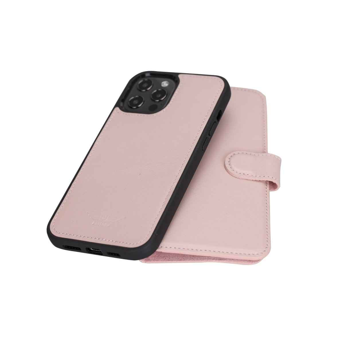 Bayelon iPhone 12 Pro Max 6.7" Leather Detachable Magnetic Wallet Case