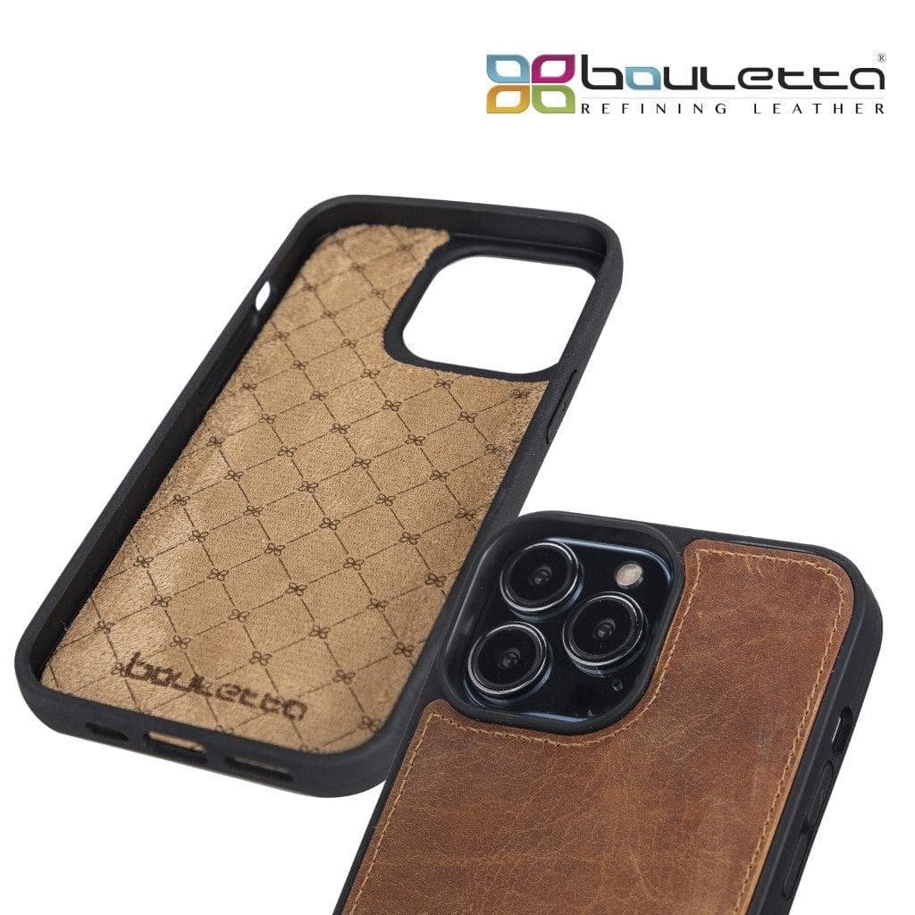 Bayelon Flex Cover Genuine Leather Case for iPhone 13 Pro Max