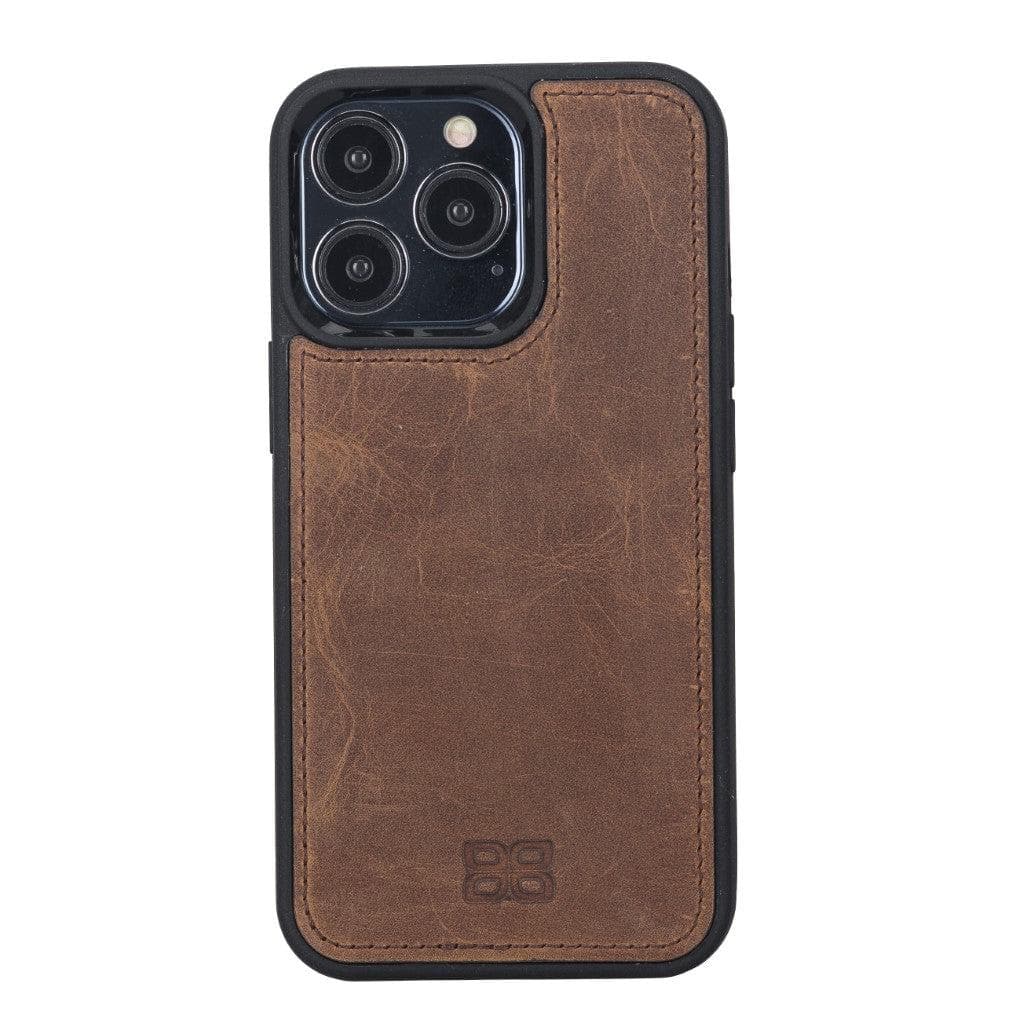 Bayelon Flex Cover Genuine Leather Case for iPhone 13 Pro Max