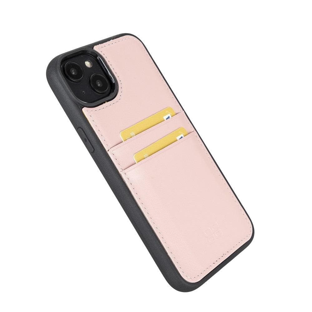 Bayelon Flex Cover Leather iPhone 15 Pro Max Case with Card Holder