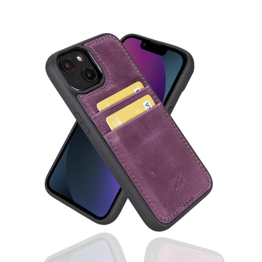Bayelon Flex Cover Leather iPhone 15 Pro Max Case with Card Holder