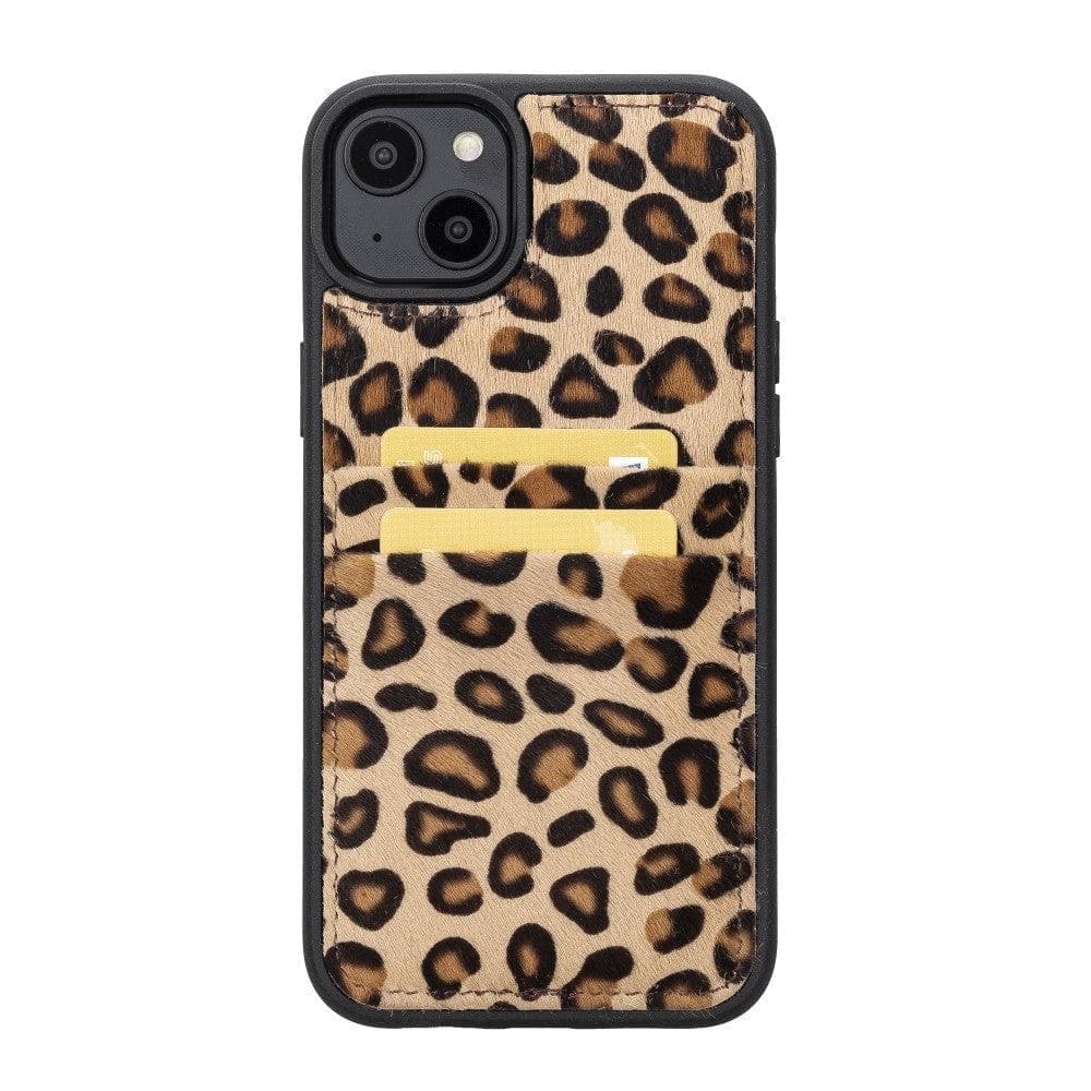 Bayelon Flex Cover Leather iPhone 15 Pro Max Case with Card Holder