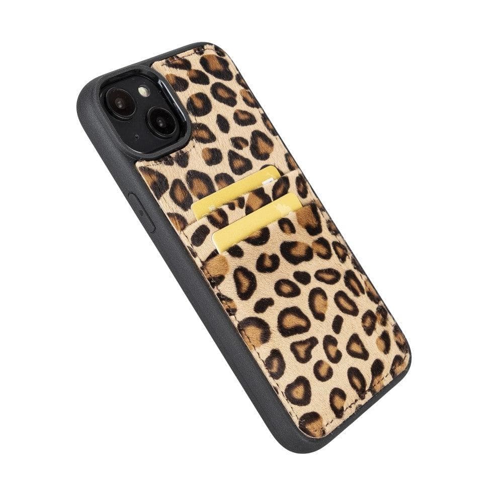 Bayelon Flex Cover Leather iPhone 15 Pro Max Case with Card Holder