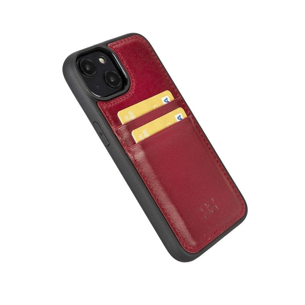 Bayelon Flex Cover Leather iPhone 15 Pro Max Case with Card Holder