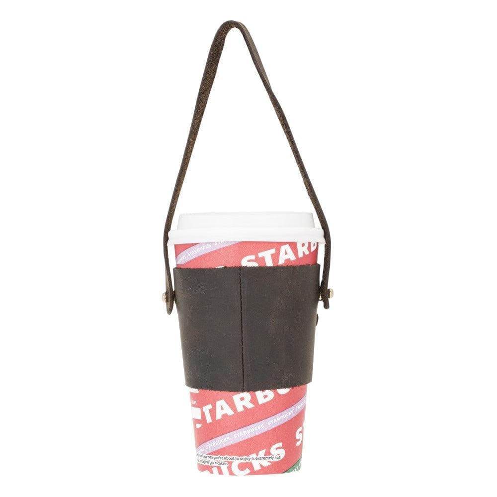 Bayelon Patras Handmade Leather Coffee Cup Case