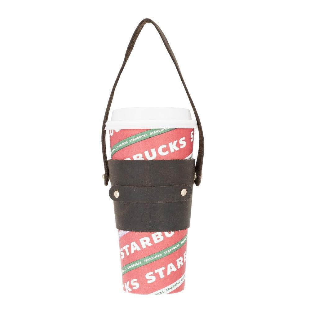 Bayelon Patras Handmade Leather Coffee Cup Case