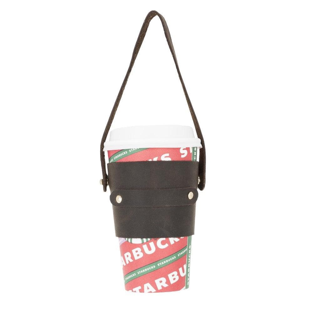 Bayelon Patras Handmade Leather Coffee Cup Case