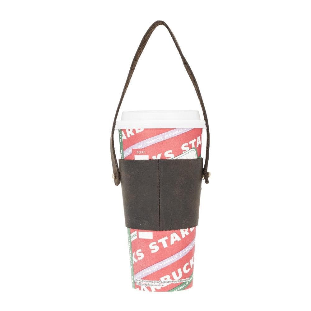 Bayelon Patras Handmade Leather Coffee Cup Case