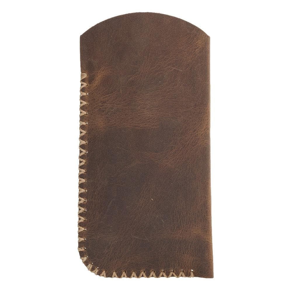 Bayelon Genuine Leather Glasses Case - Handcrafted Eyewear Protection