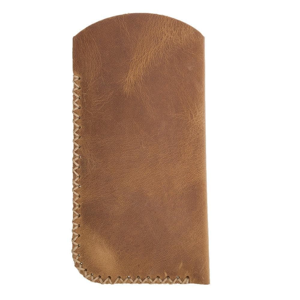 Bayelon Genuine Leather Glasses Case - Handcrafted Eyewear Protection