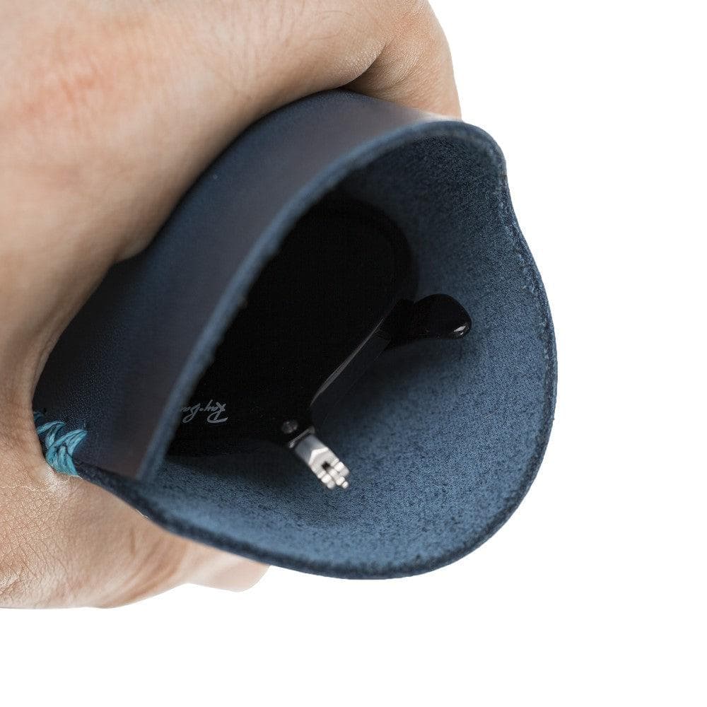 Bayelon Genuine Leather Glasses Case - Handcrafted Eyewear Protection