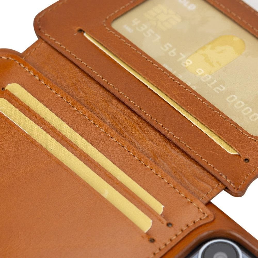 Bayelon Ultimate Holder Leather Case for iPhone 14 Series