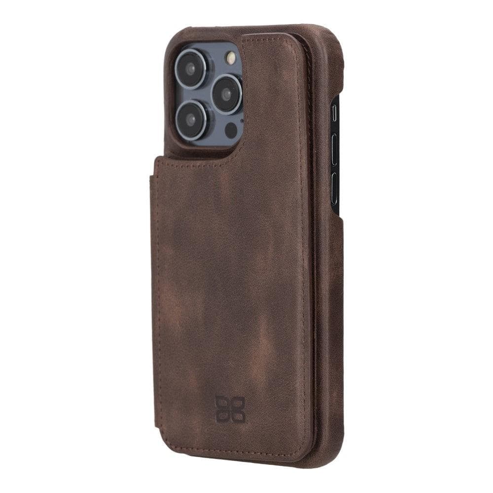 Bayelon Ultimate Holder Leather Case for iPhone 14 Series