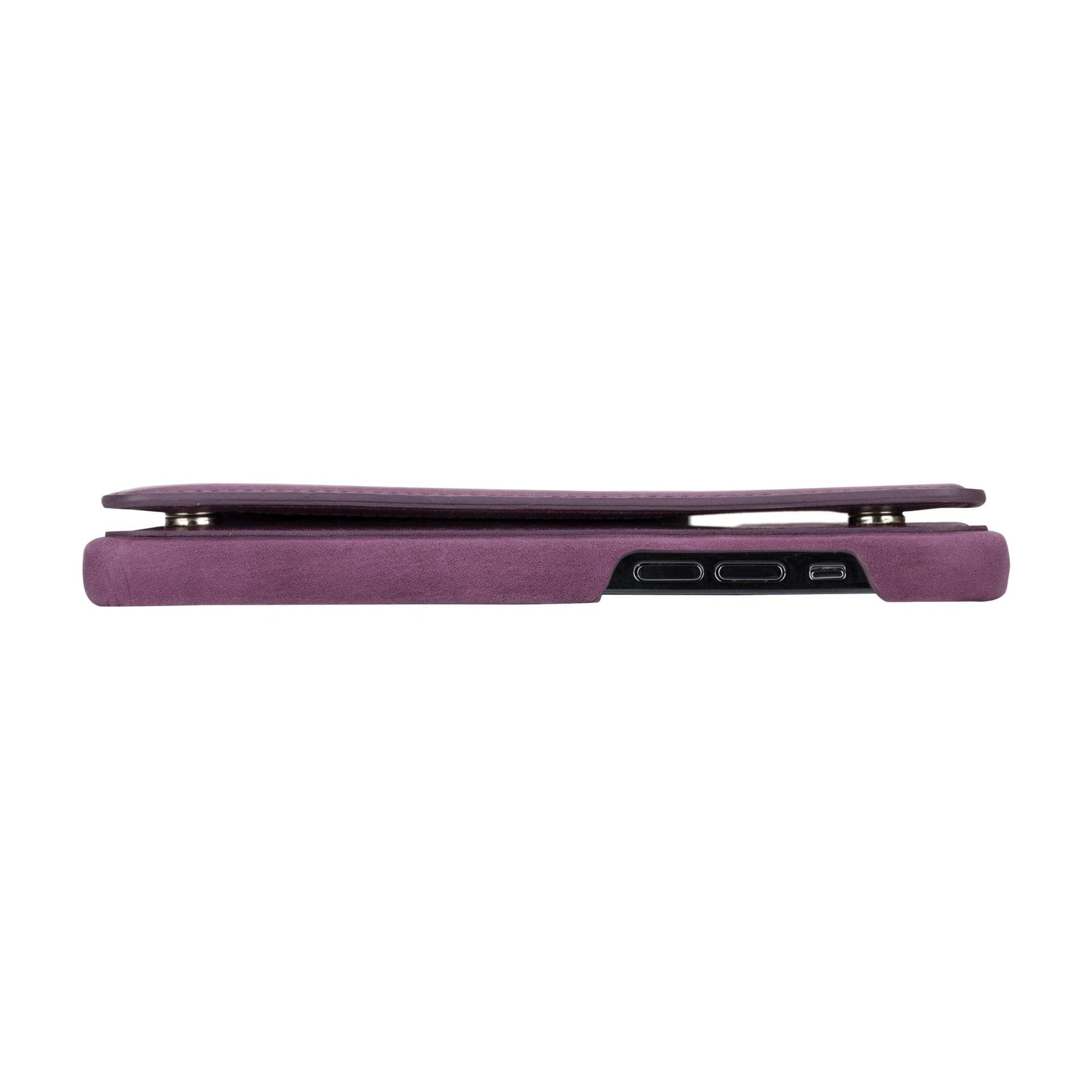 Bayelon Ultimate Holder Leather Case for iPhone 14 Series
