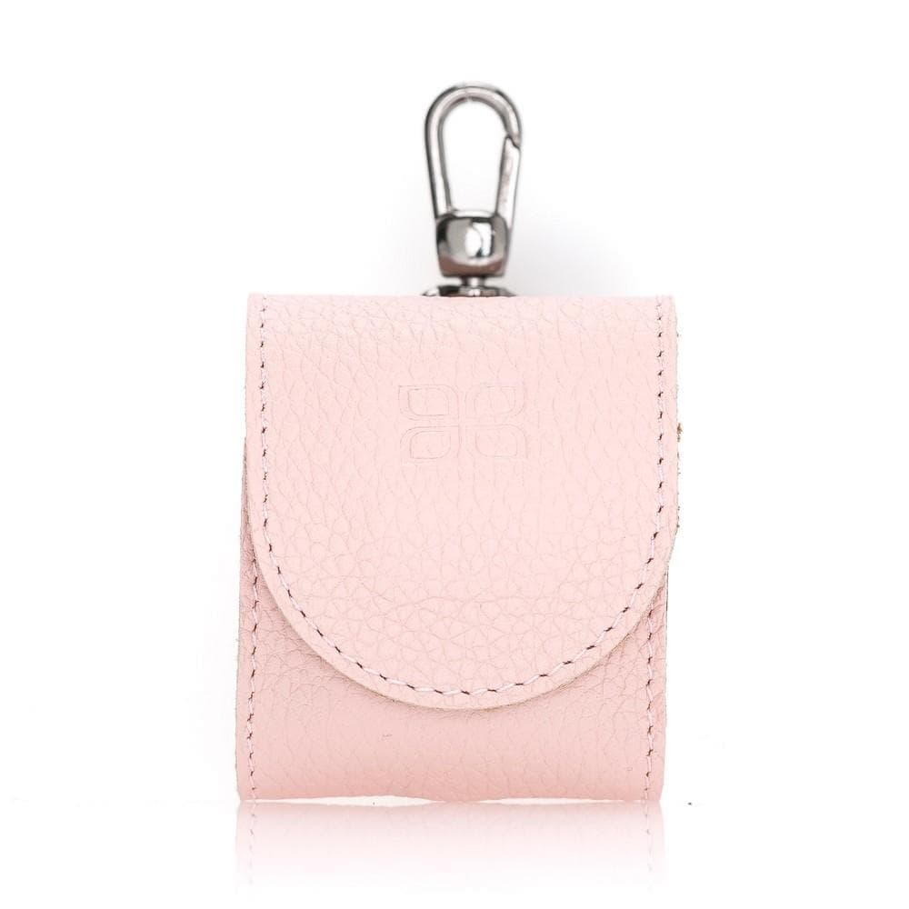 Bouletta Mai Magnet Leather AirPods 1 and AirPods 2 Case with Hook Pink