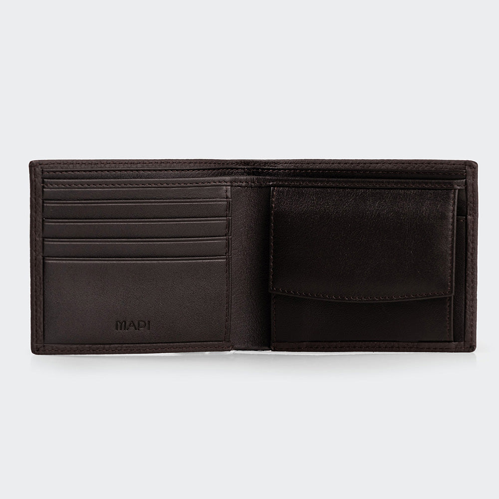 Mapi 4001 Men Leather Wallet With Two Compartments