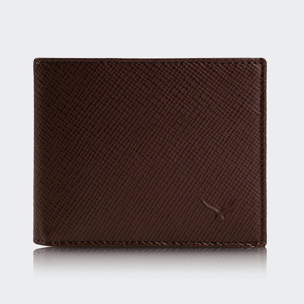 Mapi 4101 Men Leather Wallet With Two Compartments Brown