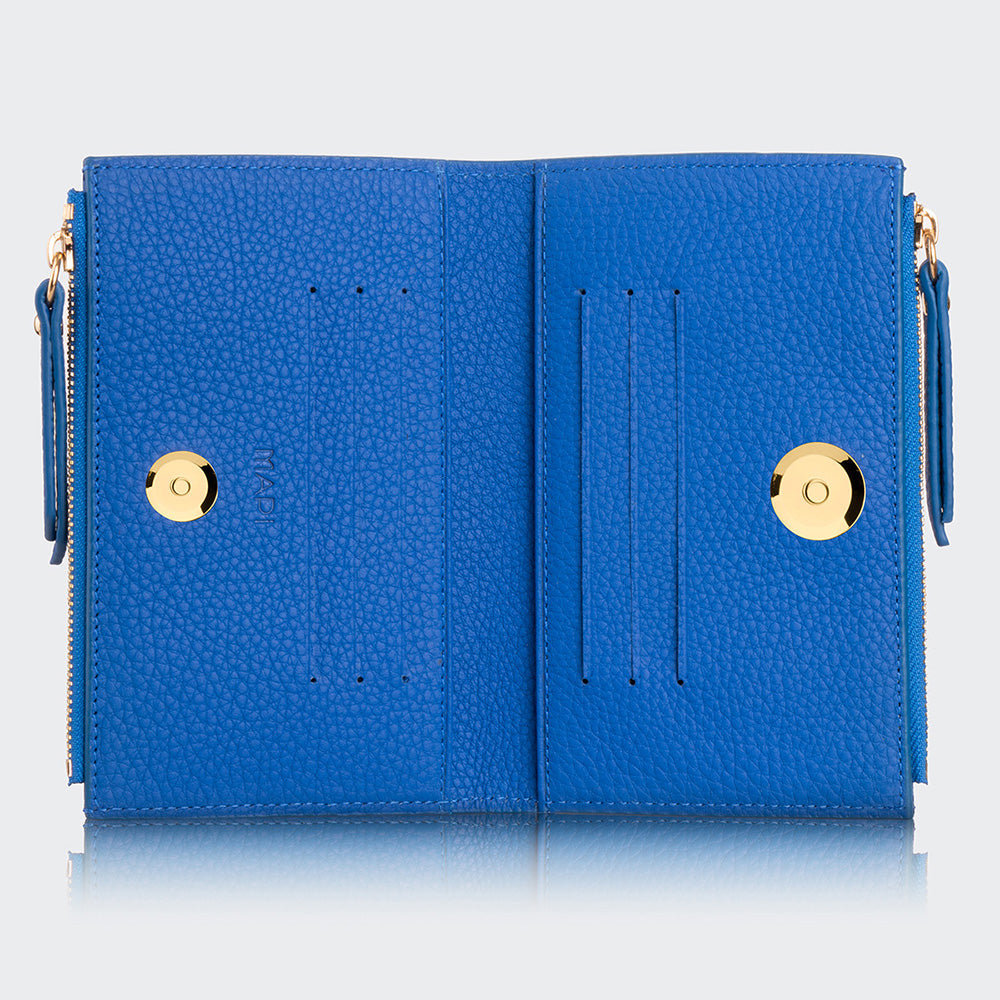 Mapi 5107 Women Two Pocket Leather Wallet With Magnetic Closure