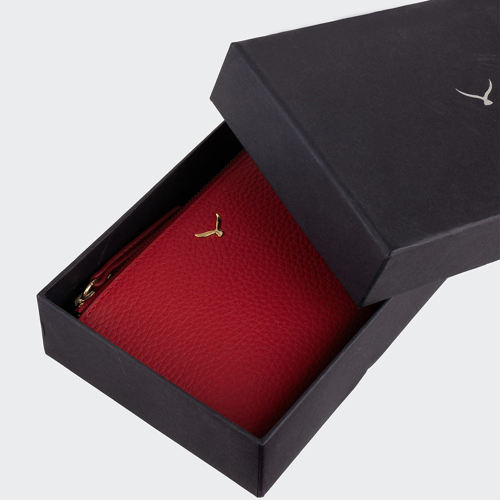 Mapi 5107 Women Two Pocket Leather Wallet With Magnetic Closure