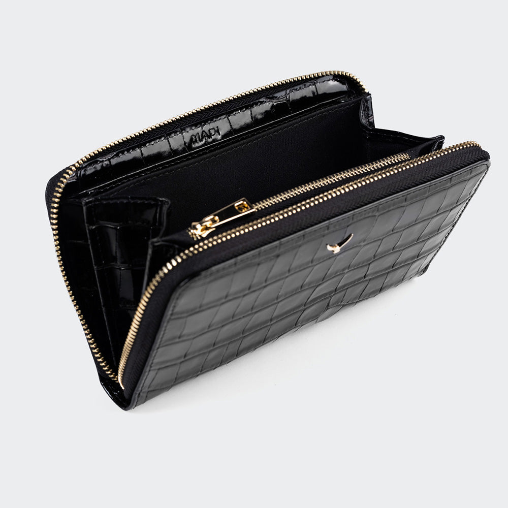 Mapi 5110 Women Large Leather Wallet With Triple Compartments