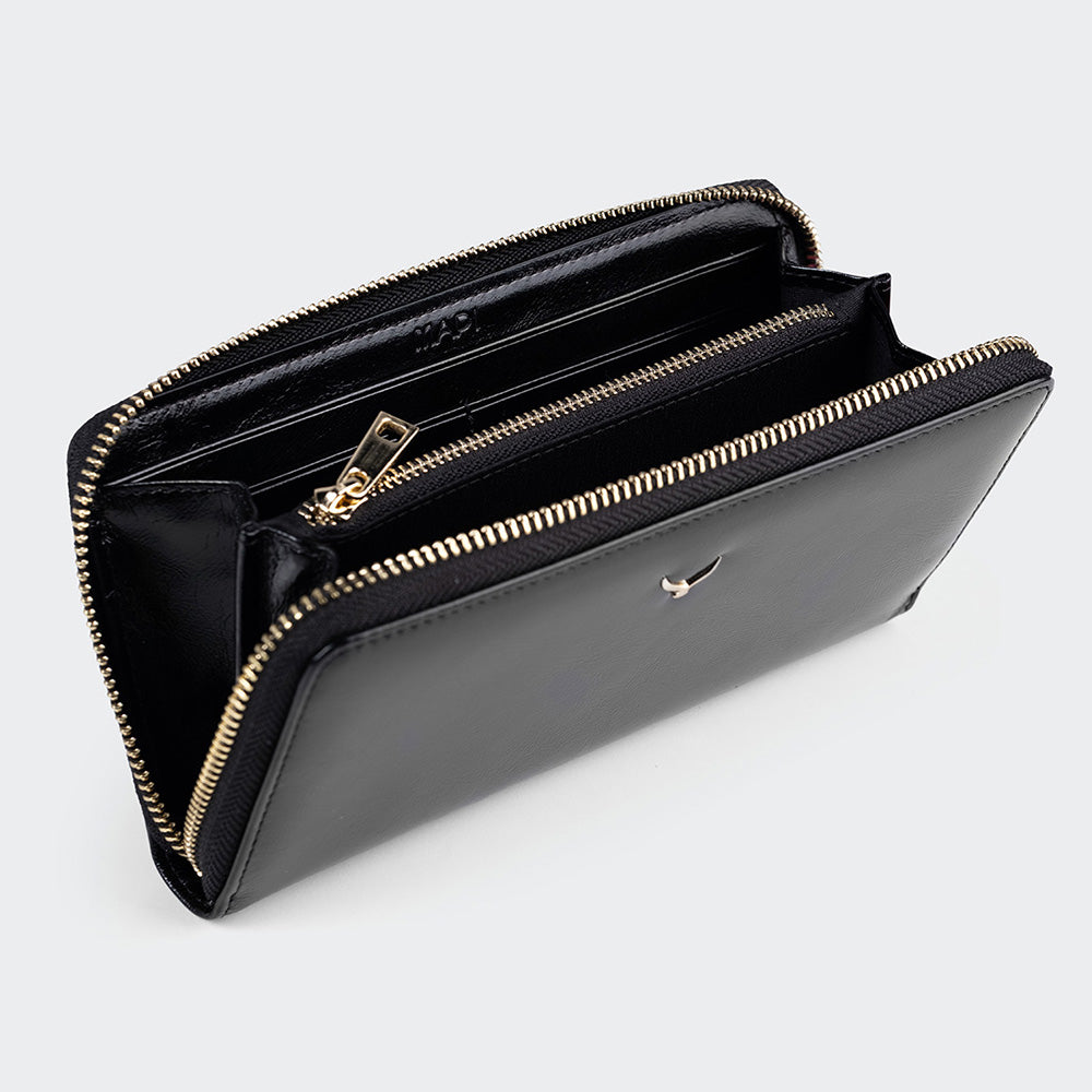 Mapi 5111 Women Large Leather Wallet With Dual Compartments