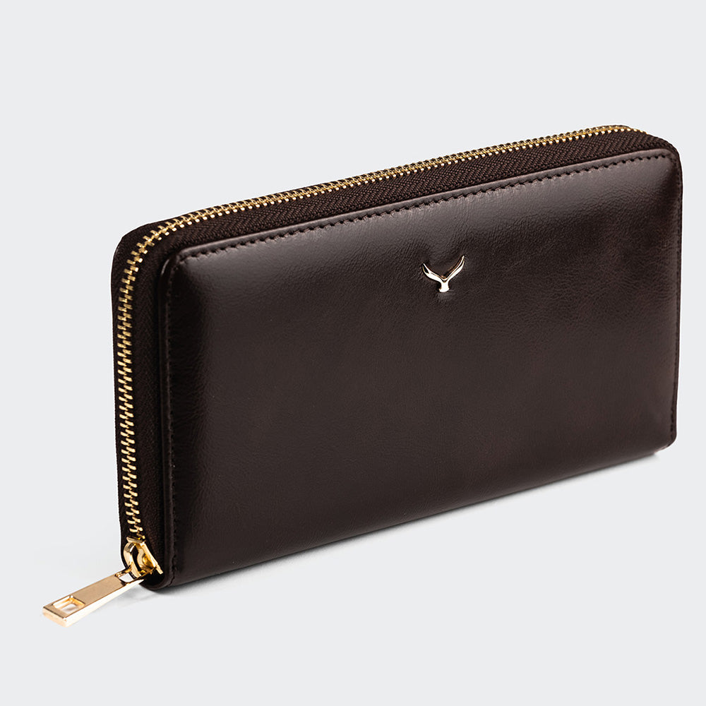 Mapi 5111 Women Large Leather Wallet With Dual Compartments