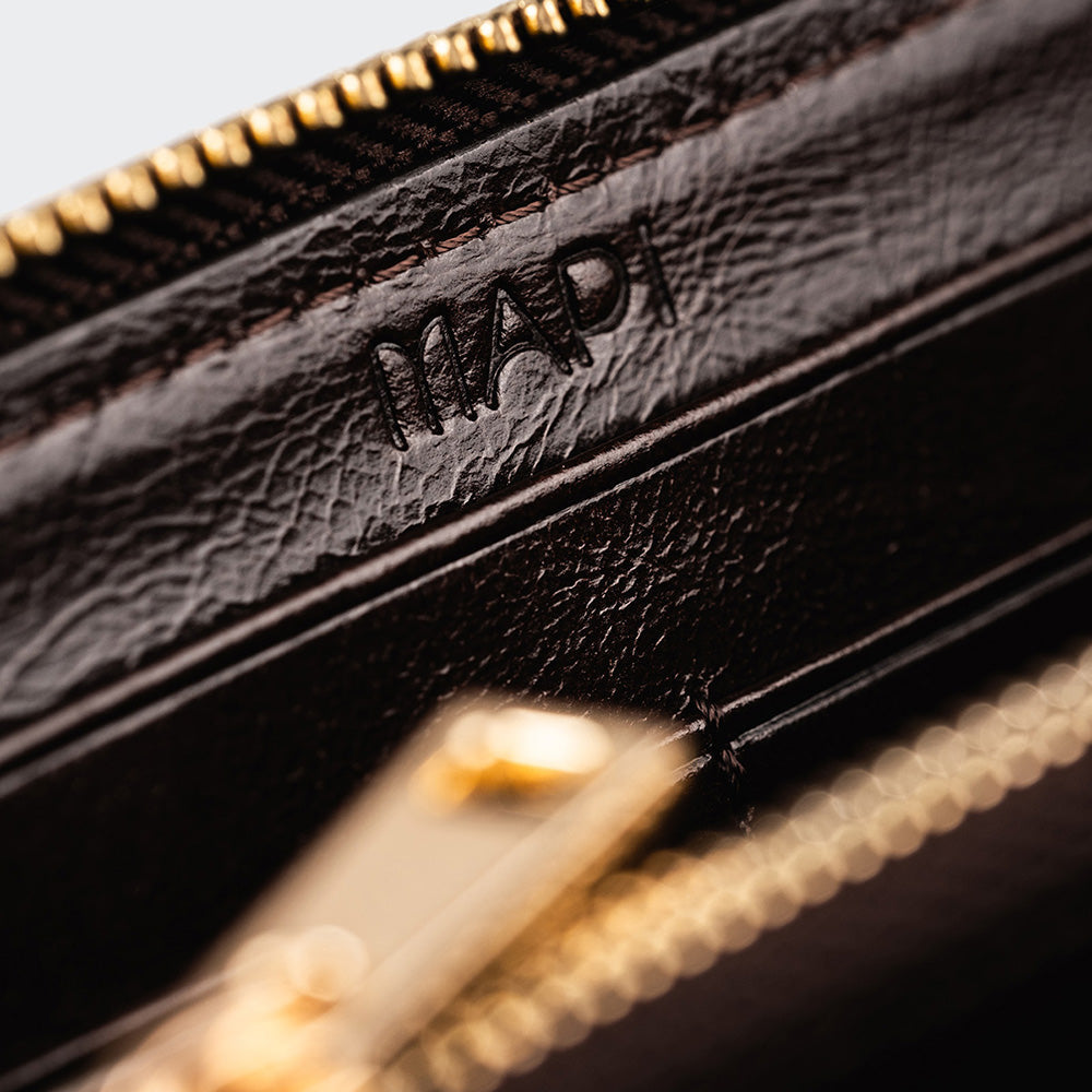 Mapi 5111 Women Large Leather Wallet With Dual Compartments