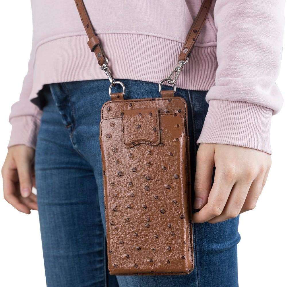Bayelon Marlo Leather Universal Phone Case - Crossbody Wallet