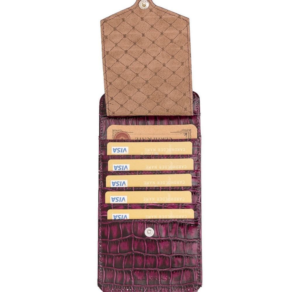 Bayelon Marlo Leather Universal Phone Case - Crossbody Wallet