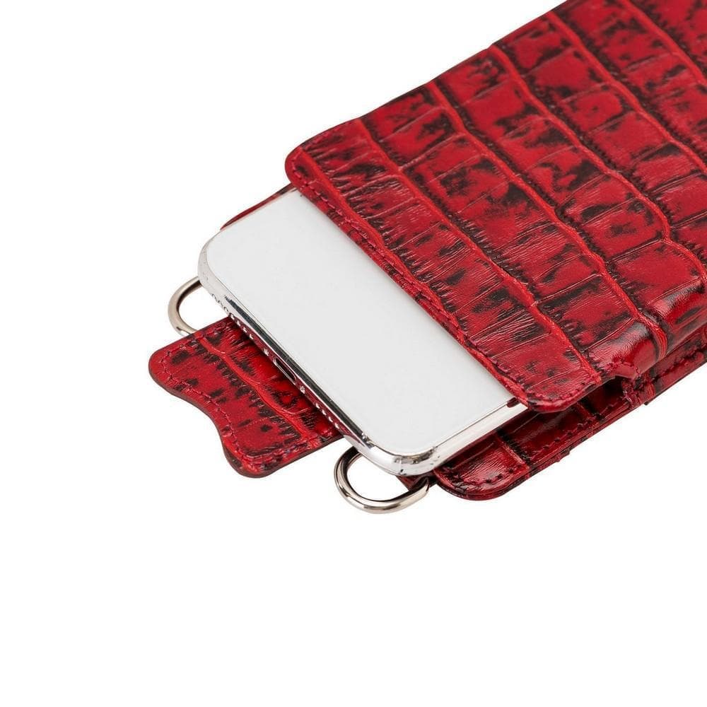Bayelon Marlo Leather Universal Phone Case - Crossbody Wallet