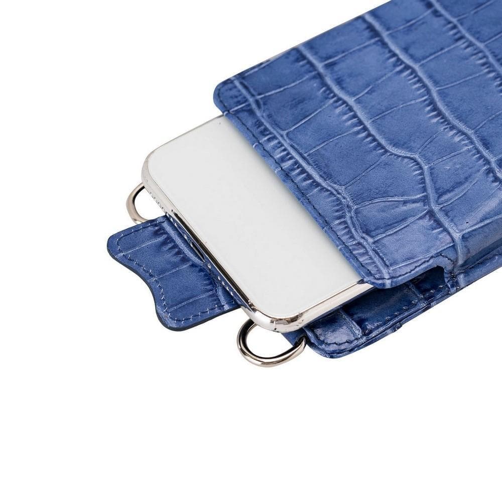 Bayelon Marlo Leather Universal Phone Case - Crossbody Wallet