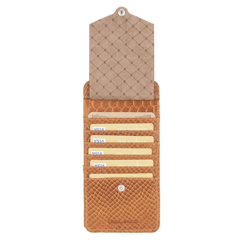 Bayelon Marlo Leather Universal Phone Case - Crossbody Wallet Green