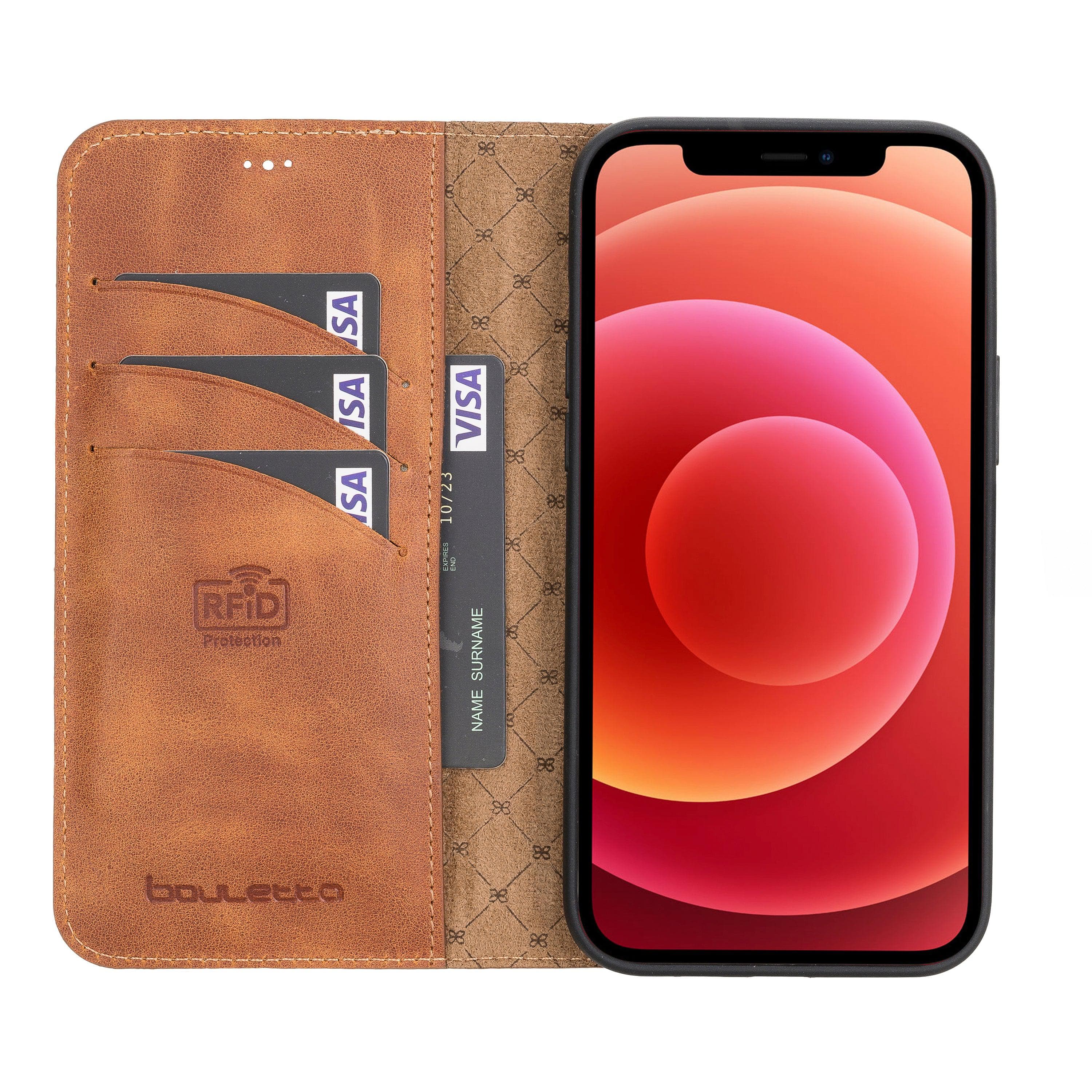 Bouletta Magic iPhone 12 Pro Max Leather Detachable Wallet Case