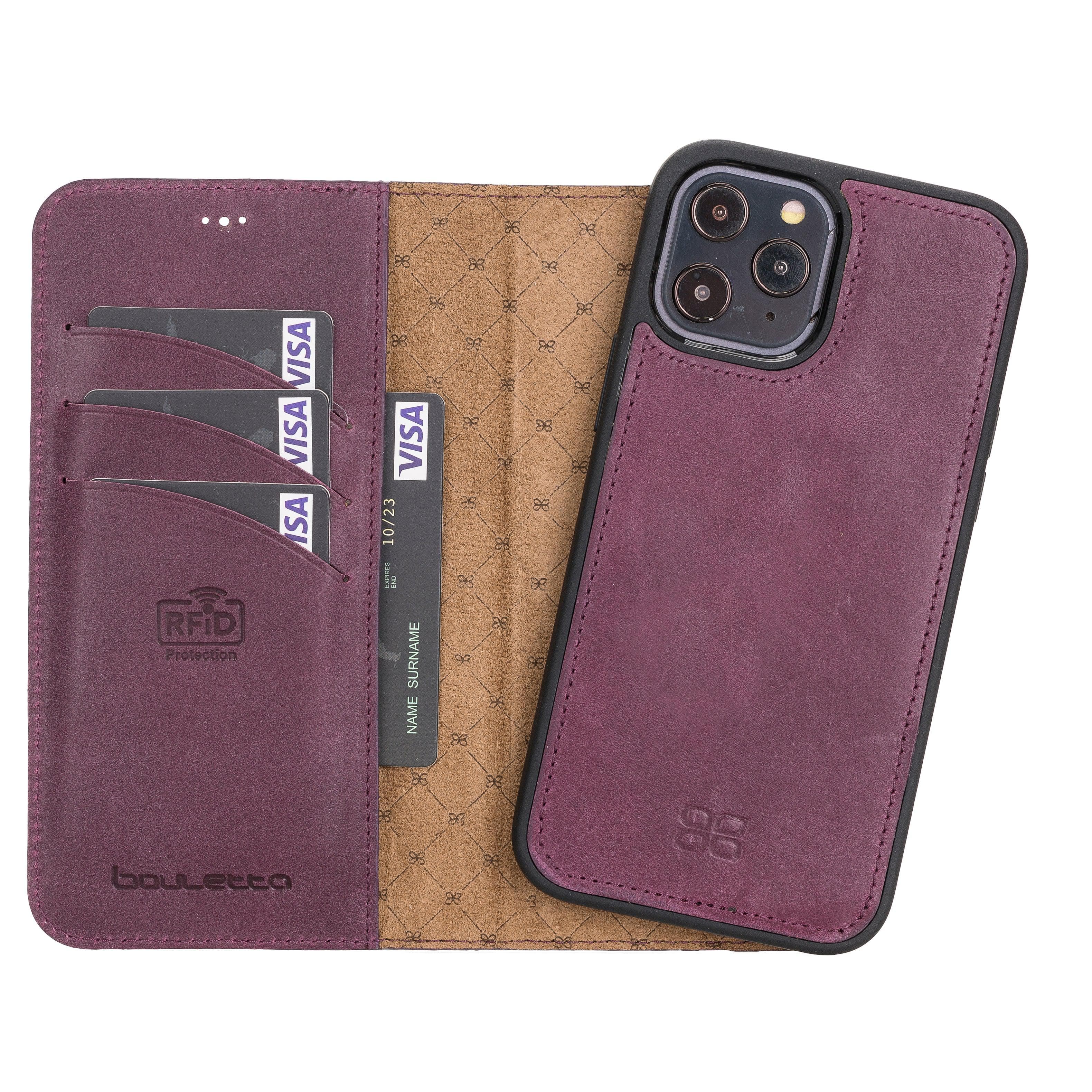 Bouletta Magic iPhone 12 / 12 Pro Leather Detachable Wallet Case
