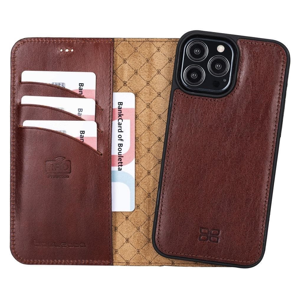 Bouletta Magic iPhone 13 Pro Max Colorful Leather Detachable Wallet Case