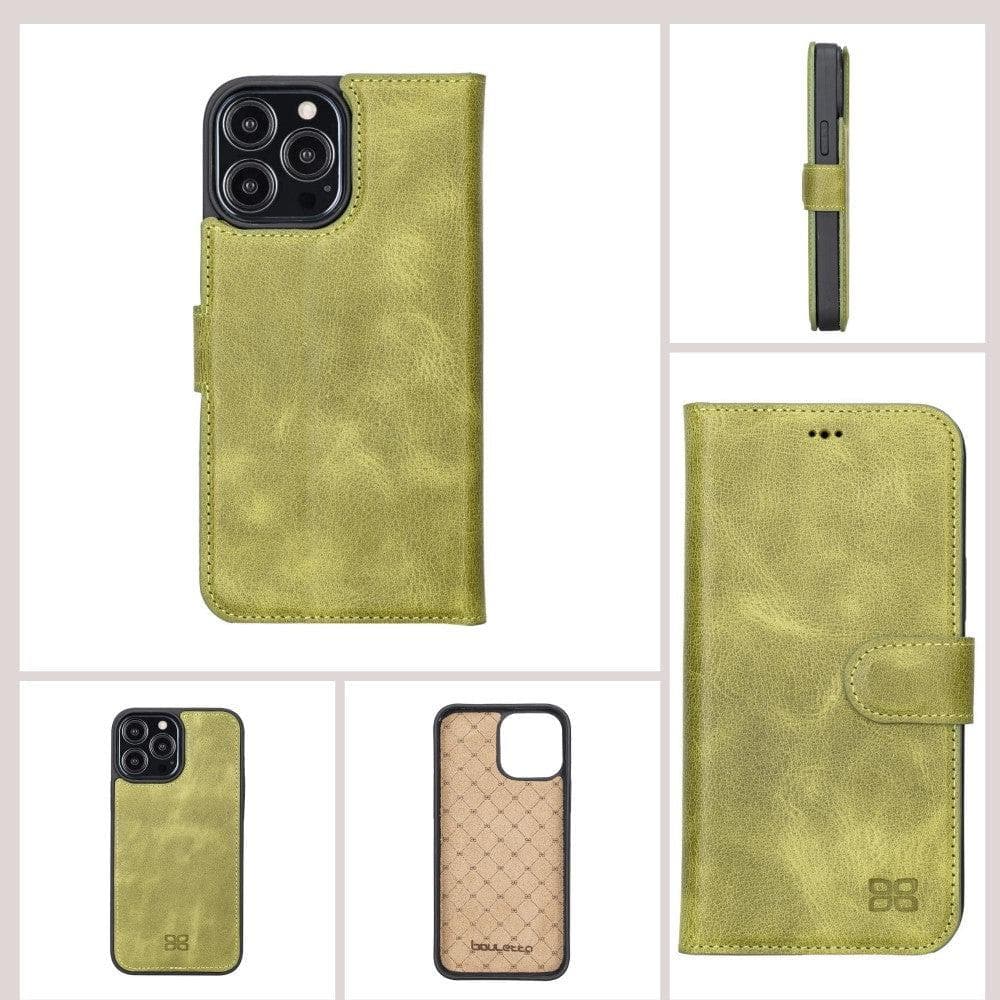 Bouletta Magic iPhone 13 Pro Max Colorful Leather Detachable Wallet Case