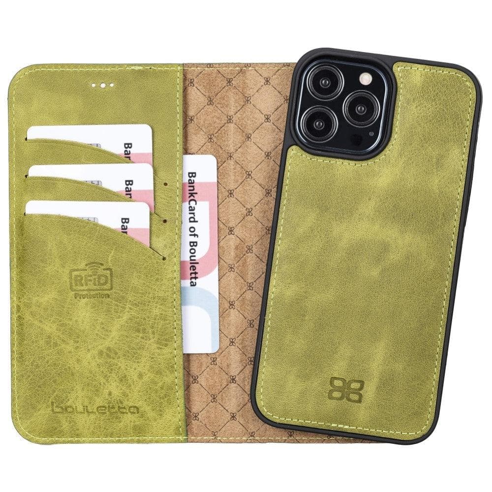 Bouletta Magic iPhone 13 Pro Max Colorful Leather Detachable Wallet Case