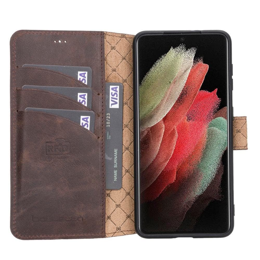 Bouletta Bouletta Leather Wallet Case for Samsung Galaxy S21 Series Galaxy S21 Plus Brown