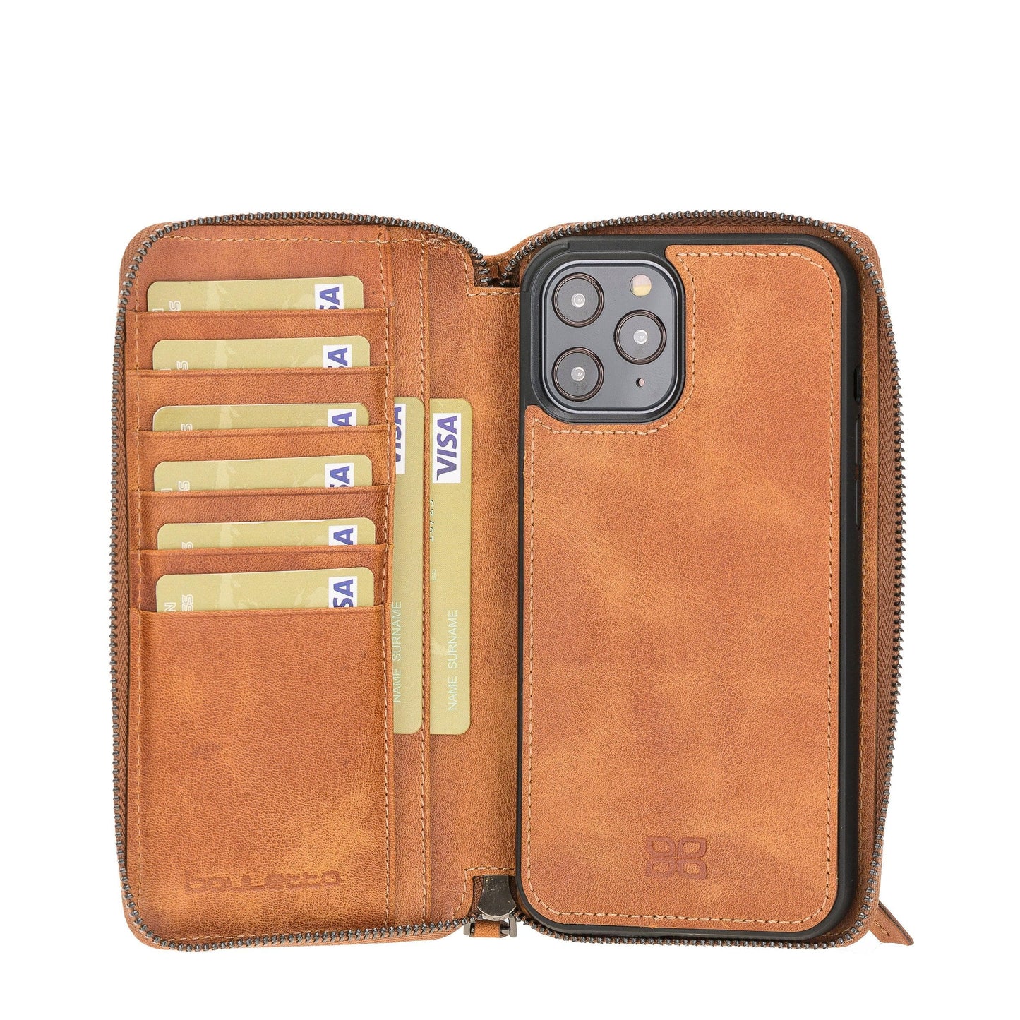 Bouletta Pouch Magic iPhone 12 Pro Max Detachable Leather Wallet Case