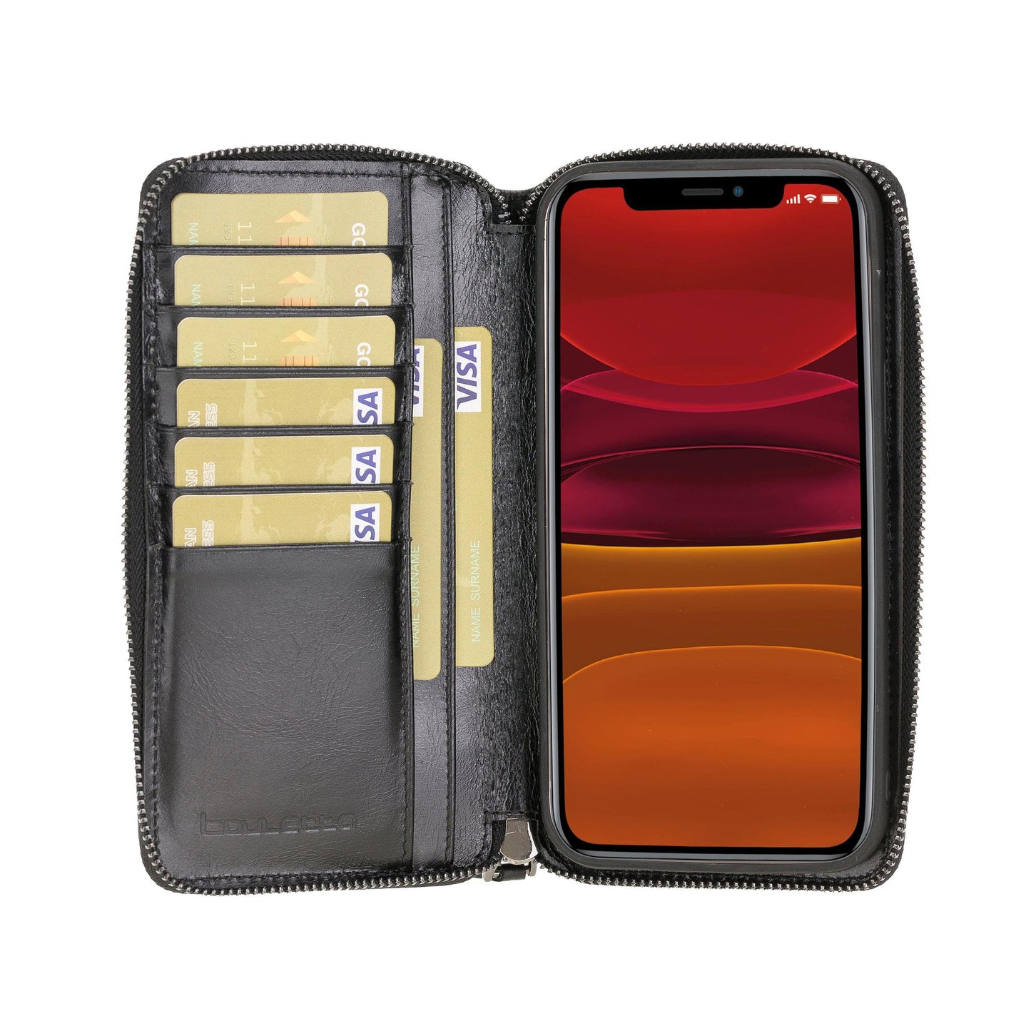Bouletta Pouch Magic iPhone 12 Pro Max Detachable Leather Wallet Case