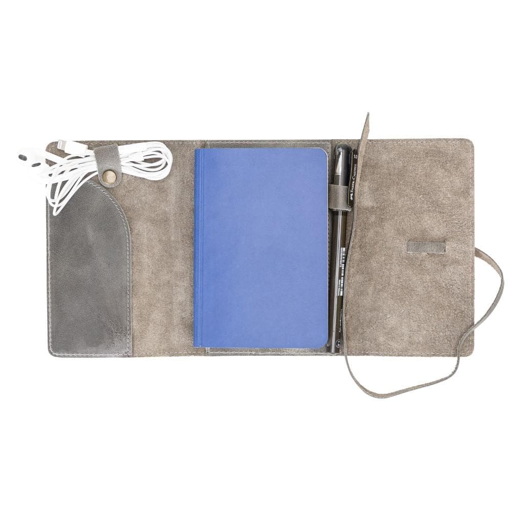 Bouletta Nanny Leather Agenda Cover Light Gray
