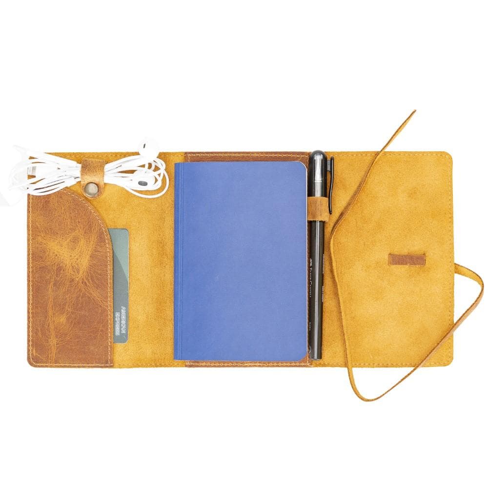 Bouletta Nanny Leather Agenda Cover Moccasin